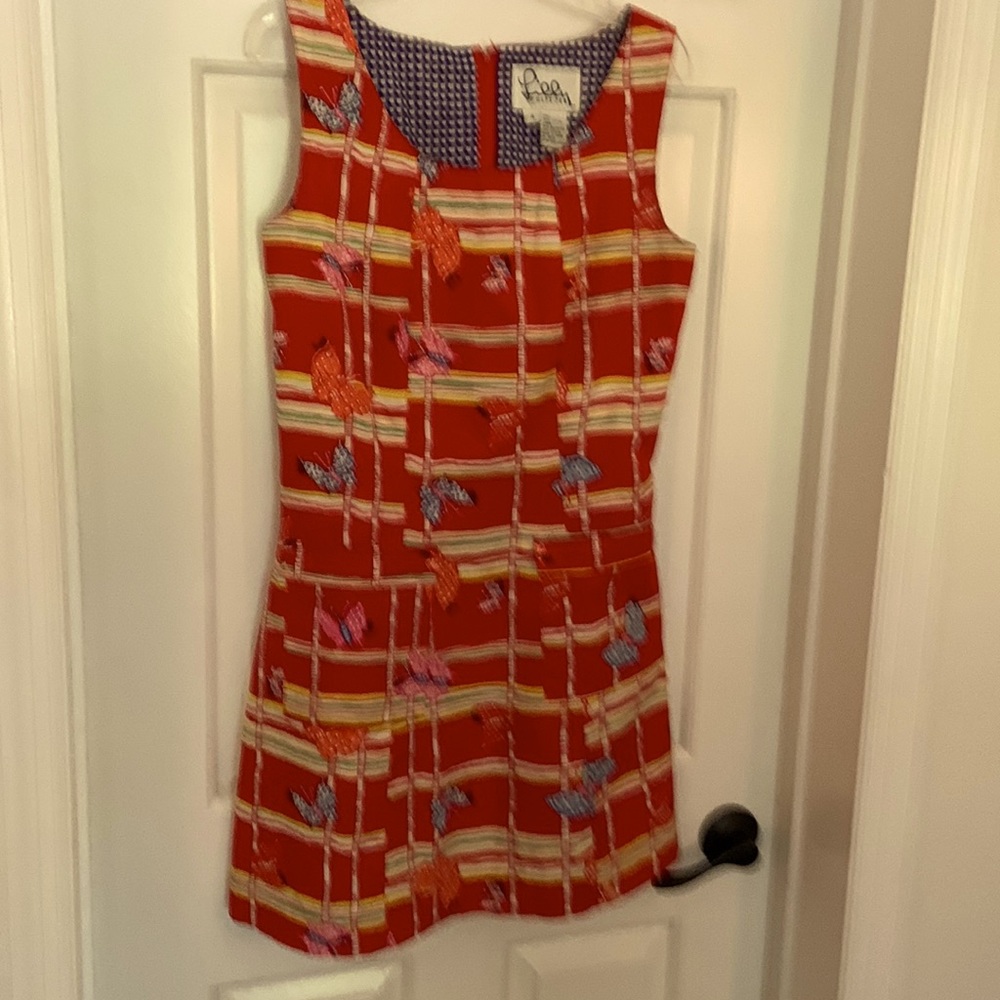 Vintage Lilly Pulitzer butterfly print sundress
